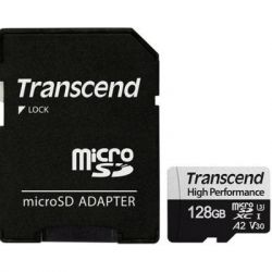  '  ' Transcend 128GB microSDXC class 10 UHS-I U3 A2 (TS128GUSD330S) -  1