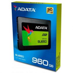   960Gb, ADATA Ultimate SU650, SATA3, 2.5", 3D TLC, 520/450 MB/s (ASU650SS-960GT-R) -  6