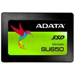   960Gb, ADATA Ultimate SU650, SATA3, 2.5", 3D TLC, 520/450 MB/s (ASU650SS-960GT-R) -  1