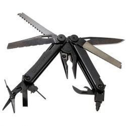 Мультитул Leatherman WAVE PLUS BLACK, синтетический чехол, карт. коробка (832526) - Картинка 4