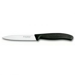 Кухонный нож Victorinox SwissClassic для нарезки 10 см, черный (6.7703)