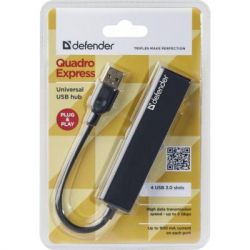  Defender Quadro Express USB3.0, 4 port (83204) -  3