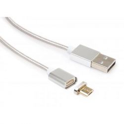   USB 2.0 AM to Micro 5P 1.0m Magnetic Vinga (VCPDCMMAG1S) -  1