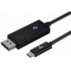  2E Displayport - USB Type-C (M/M), 1 , Black (2E-W1402)