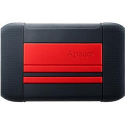    2Tb Apacer AC633, Black/Red, 2.5", USB 3.1 (AP2TBAC633R-1)