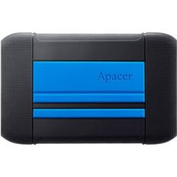    2Tb Apacer AC633, Black/Blue, 2.5", USB 3.1 (AP2TBAC633U-1) -  1