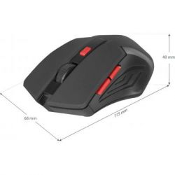Мышка Defender Accura MM-275 Black-Red (52276) - Картинка 4