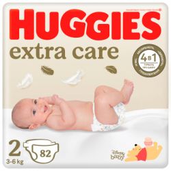 ϳ������ Huggies Extra Care 2 (3-6 ��), 82 �� (5029053578088)