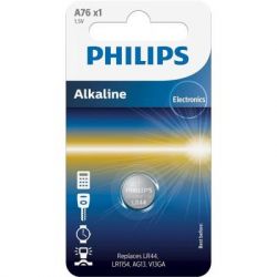  Philips A76 (LR44, LR1154, AG13, V13GA) Alkaline * 1 (A76/01B)