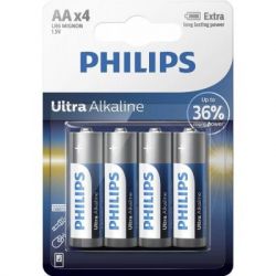  Philips AA LR6 Ultra Alkaline * 4 (LR6E4B/10) -  1