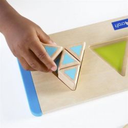 Розвиваюча іграшка Guidecraft Сортер Manipulatives Трикутники (G6745) - Картинка 4