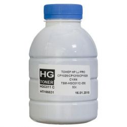����� HP CLJ CP1025/Pro100/M175 CYAN 50 � (HGC011 C) (TSM-HGC011C-050) HG toner