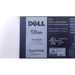    Dell Inspiron 15-7537 F7HVR, 58Wh (3800mAh), 4cell, 14.8V, Li-ion (A47207) -  3