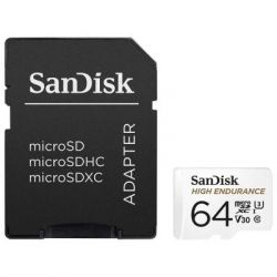  '  ' SanDisk 64GB microSDXC class 10 UHS-I U3 V30 High Endurance (SDSQQNR-064G-GN6IA) -  2