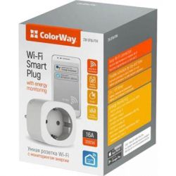   ColorWay, White, Wi-Fi, , 240V, 16A/3680W (CW-SP1A-PTM) -  2