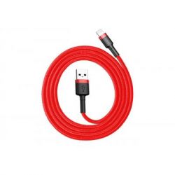 ���� ������ USB 2.0 AM to Lightning 1.0m Cafule 2.4A red+red Baseus (CALKLF-B09) - �������� 4