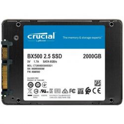 SSD  Crucial BX500 2TB 2.5" MICRON (CT2000BX500SSD1) -  2