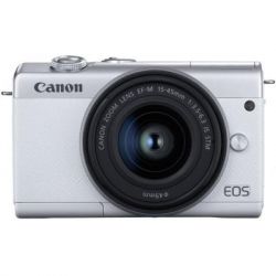 Цифровой фотоаппарат Canon EOS M200 + 15-45 IS STM White (3700C032)