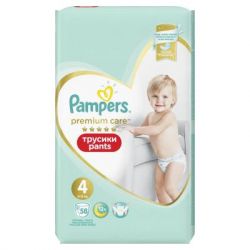ϳ Pampers Premium Care Pants Maxi  4 (9-15 ), 58  (8001090759993) -  3