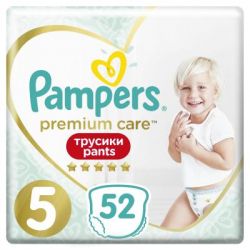  Pampers Premium Care Pants Junior  5 (12-17 ), 52  (8001090760036)