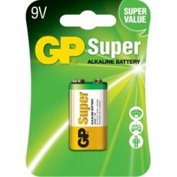  Gp  Super Alcaline 6F22 / 6LR61 9V * 1 (GP1604AEB-5S1) -  1