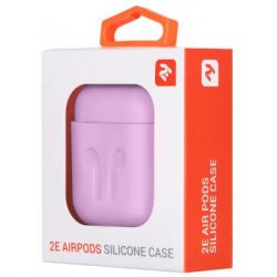  2E  Apple AirPods Pure Color Silicone Imprint 1.5  Lavende (2E-AIR-PODS-IBSI-1.5-LV) -  3