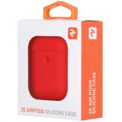  2E  Apple AirPods Pure Color Silicone 3.0  Red (2E-AIR-PODS-IBPCS-3-RD) -  3
