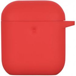 Чехол 2E для Apple AirPods Pure Color Silicone 3.0 мм Red (2E-AIR-PODS-IBPCS-3-RD)