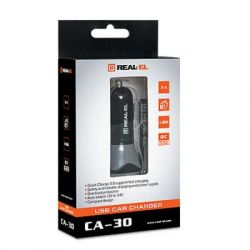 Зарядний пристрій REAL-EL CA-30 black (EL123160011) - Картинка 7