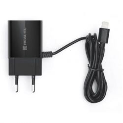 Зарядний пристрій REAL-EL CH-217 black (EL123160016) - Картинка 7