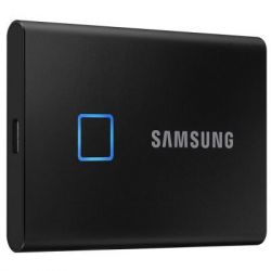 SSD  Samsung Portable SSD T7 Touch 1TB USB 3.2 (MU-PC1T0K/WW) -  1