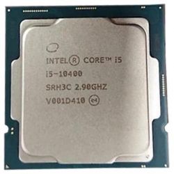  Intel Core i5 (LGA1200) i5-10400, Tray, 6x2.9 GHz (Turbo Boost 4.3 GHz), L3 12Mb, UHD Graphics 630 (1100 MHz), Comet Lake, 14 nm, TDP 65W (CM8070104282718) -  1