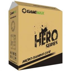  GameMax H601-BR Black,  , Mid Tower, Micro ATX / Mini ITX, 1USB 3.0, 1USB 2.0, 1x120  LED, 407x188x440 , 0.6 , 3.9  -  8