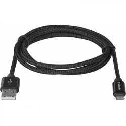   USB 2.0 AM to Lightning 1.0m ACH01-03T PRO Black Defender (87808) -  2