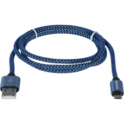   USB 2.0 AM to Micro 5P 1.0m USB08-03T blue Defender (87805) -  2