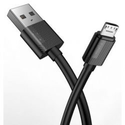  USB 2.0 AM to Micro 5P 2.0m Nets T-M801 Black T-Phox (T-M801(2) black) -  3