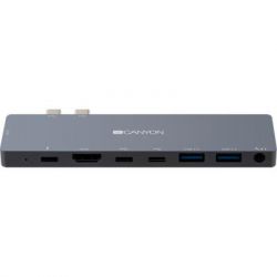 - Canyon Docking Station with 8 ports, 1*Type C PD100W+2*Type C (CNS-TDS08DG) -  2