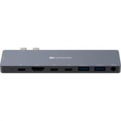 ����-���������� Canyon Docking Station with 8 ports, 1*Type C PD100W+2*Type C (CNS-TDS08DG) - �������� 2