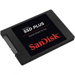   2Tb, SanDisk Plus, SATA3, 2.5", 3D TLC, 545/450 MB/s (SDSSDA-2T00-G26) -  3