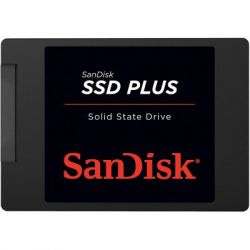   2Tb, SanDisk Plus, SATA3, 2.5", 3D TLC, 545/450 MB/s (SDSSDA-2T00-G26) -  1
