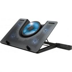 Подставка для ноутбука Trust GXT 1125 Quno (17.3") Blue LED Black (23581_TRUST) - Картинка 3