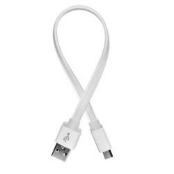   USB 2.0 AM to Micro 5P 0.25m white ColorWay (CW-CBUM-MUM25W) -  1