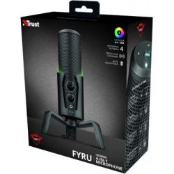  Trust GXT 258 Fyru USB 4-in-1 Streaming Microphone Black (23465) -  12
