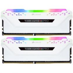     DDR4 16GB (2x8GB) 3200 MHz Vengeance RGB Pro White CORSAIR (CMW16GX4M2C3200C16W)
