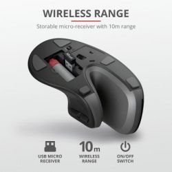 ����� Trust Verro Ergonomic Wireless Black (23507) - �������� 12