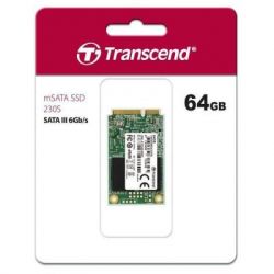  SSD mSATA 64GB Transcend (TS64GMSA230S) -  2
