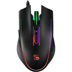 Мышка A4tech Bloody Q81 Neon XGlide Curve Black - Картинка 2