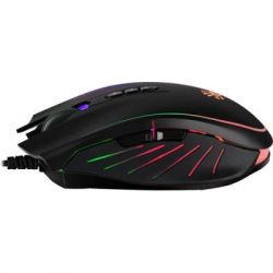 Мышка A4tech Bloody Q81 Neon XGlide Curve Black - Картинка 3