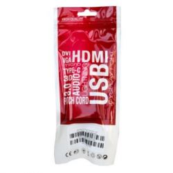  HDMI (F) <-> RJ45 (M), Extradigital, Black (KBH1754) -  8