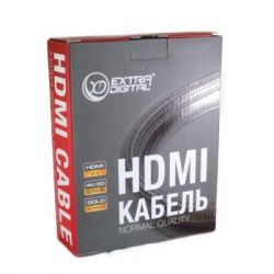  HDMI to HDMI, 3.0m, Extradigital, v2.0, 30 AWG, Gold, Nylon, Hi-Speed (KBH1746) -  6